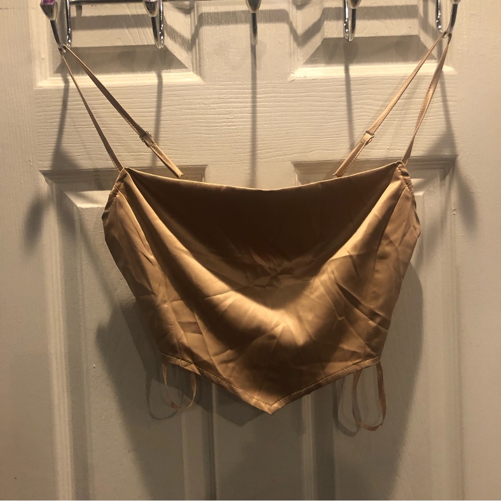 Pretty Little Thing Satin Crop Top